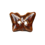 Feve Ancienne Artisanale Bouton Céramique Pierre Casenove Papillon 18mm 1980 - Olds