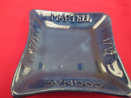 Cendrier En Faience  COGNAC MARTELL - 9 Cm - Other & Unclassified