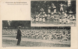 [-5%] SPORT - Concours De Gymnastique - Mouvements Densemble Et Pyramides - Enfant - Animé - Carte Postale Ancienne - Gymnastik