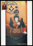 Delcampe - COLOMBIA (2012) Carte Maximum Card - Participación Masones Fundación República Freemasonry, Franc-maçonnerie, Gran Logia - Colombie