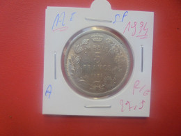 Albert 1er. 5 FRANCS 1934 POS. A (Date+Rare) (A.10) - 5 Francs & 1 Belga