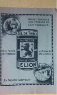 RARE PROTEGE CAHIER LE SEL SALINES DE FRANCHE COMTE LE LION 20 RUE CARNOT BESANCON - Book Covers
