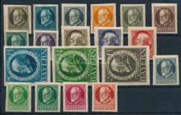 ** Bajorország Mi 94-115 B (Mi EUR 40,-) - Other & Unclassified
