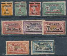 ** Németország - Memel Mi 110-118 (Mi EUR 70.-) - Other & Unclassified