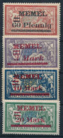 **, * Memel Mi 36-39 Az Utolsó értéken Apró Falcnyom (Mi EUR 110.-) (Mi 39 Hinged) - Other & Unclassified