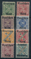 **, * Német Államok Württemberg Mi 57-64 (Mi EUR 64,-) (Mi 62 Falcos / Hinged) - Other & Unclassified