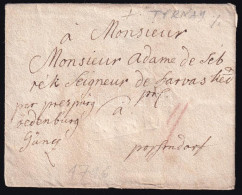 1796 Portós Levél "TYRNAU" - Other & Unclassified