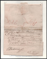 1791 4,5 Latos Hivatalos Levél A Hátoldalon Súly- és Portómegjelöléssel (22kr). A Portószámítás Nem Felel Meg Az Akkorib - Other & Unclassified