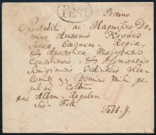 ~1825 Portós Levél "PESTH" - Other & Unclassified