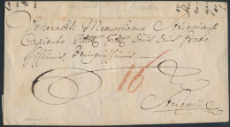 1828 Portós Levél Piros "NEUTRA" - Strigonii - Other & Unclassified