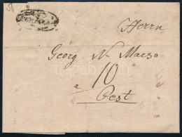 1839 Levél Teljes Tartalommal, 10kr Portóval "Temesvár" - "PESTH" - Other & Unclassified
