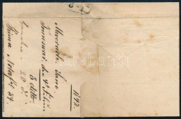 1842 Portós Levél / Unpaid Cover "Temesvar" - Pesth - Other & Unclassified