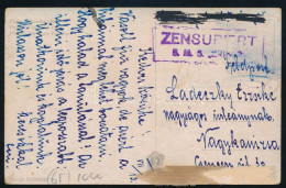 ~1916 Cenzúrás Tábori Posta Képeslap "ZENSURIERT / S.M.S. ZRINYI" , "K.u.K. MARINEFELDPOSTAMT / POLA" Nagykanizsára Küld - Other & Unclassified