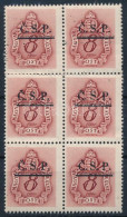 ** Rozsnyó 1945 Barnaportó 8f Hatostömb. Signed: Bodor (ráncok / Creases) (150.000) - Other & Unclassified