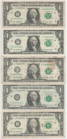 Amerikai Egyesült Államok 1963-2013. 1$ (10x), Mind Zöld Pecséttel T:F Közte Szép Papír Is USA 1963-2013. 1 Dollar (10x) - Unclassified