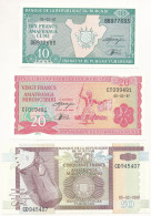 Burundi 1997-1999. 10Fr + 20Fr + 50Fr T:UNC-AU Burundi 1997-1999. 10 Francs + 20 Francs + 50 Francs C:UNC-AU Krause P#27 - Unclassified