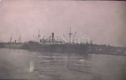 Delcampe - ** T2/T3 Galati, Galac, Galatz; Post With Cargo Ship. G. Maksay Fotograf Photo (fl) - Unclassified