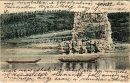 Delcampe - * T2/T3 1904 Turnu Severin, Szörényvár; Ruinele Podului Traian / Ruins Of Trajan's Bridge. Librariei Josef Frisch (small - Unclassified