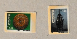 Delcampe - Pérou Peru 1994 Yvert N°1014 à 1017 - Arts Contemporains -  Sans Charnière - MNH - Peru