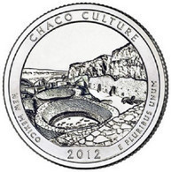 Usa Eeuu Quarter Dollar 25 Cents. Chaco Culture  2012 D  UNC NEW - 2010-...: National Parks