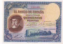 CRBS2421 BILLETE ESPAÑA 500 PESETAS 1935 SIN CIRCULAR - Altri & Non Classificati