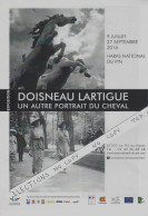 2016 INVITATION EXPOSITION PHOTOS Doisneau Lartigue Hara National Du Pin Orne V.HISTORIQUE - Pubblicitari