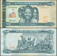 Eritrea. 20 Nakfa. 24.05.2012 (2014) Unc. Banknote Cat# P.12a - Eritrea