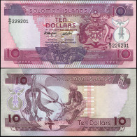 Solomon Islands. 10 Dollars. ND (1986) Unc. Banknote Cat# P.15a - Solomon Islands