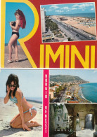 Delcampe - WOMAN-DONNA-LADY-PIN UP-SEXI-GIRL-MODELLA-COSTUME BAGNO-ITALY-2 CARTOLINE VERA PHOTO NON  VIAGGIATE - Pin-Ups