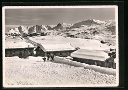 AK Brigels, Flablager Mit Piz Mundaun U. Signinagruppe Im Schnee  - Mundaun