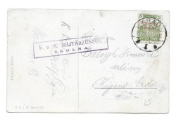 L5 CP Arad Hongrie Occupation Française N°40, Censure Autriche Zsolna (1919) - Storia Postale