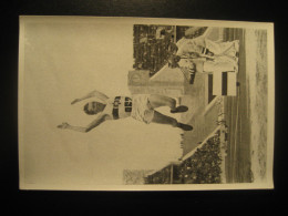 Long Jump Long Athletics BERLIN 1936 Olympic Games GERMANY Cigarette Card 56 (12x8cms) Olympia II - Autres & Non Classés