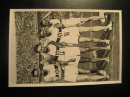 4x400 Metres Relay Athletics BERLIN 1936 Olympic Games GERMANY Cigarette Card 51 (12x8cms) Olympia II - Autres & Non Classés