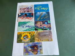 - 53 - Oman Chip 9 Different Phonecards - Oman