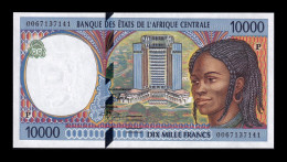 Central African St. Estados De África Central Chad 10000 Francs 2000 Pick 605Pf Sc Unc - Tchad