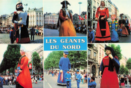 FOLKLORE - Les Geants Du Nord - Gilbert De Quicampoix - Pierre De Guethem - Multivues - Carte Postale - People