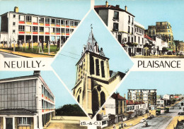 FRANCE - Neuilly Plaisance - Eglise - LEcole Victor Hugo - Carrefour De La Maltournée - Multivues - CIM - Carte Postale - Neuilly Plaisance