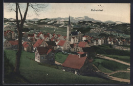 AK Rehetobel, Ortsansicht Gegen Die Berge  - Rehetobel