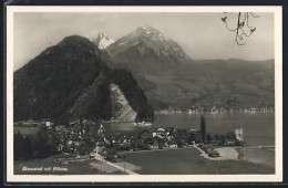 AK Stansstad, Teilansicht Mit Pilatus  - Stansstad