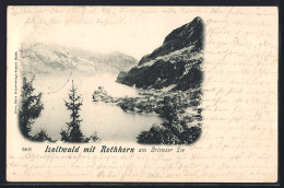 AK Iseltwald, Ansicht Mit Rothorn Am Brienzer See  - Iseltwald