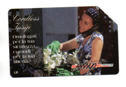 Fleur Cordless Insip Télécarte Italie Phonecard (KV 134) - Flowers