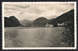 AK Brusino Arsizio, Teilansicht Mit Bergen  - Brusino Arsizio