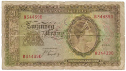 Luxembourg - 20 Francs 1943 - Luxembourg