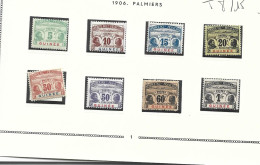 81/  48 Série Timbres Taxe N°8 à 15* Cote 170€ - Altri & Non Classificati