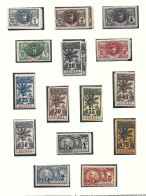 81/  50 Série Timbres N°33 à 47* Cote 268 € - Altri & Non Classificati
