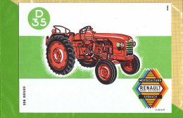 BUVARD & Blotting Paper : Motoculture TRACTEUR RENAULT  D35  & Cote 403 / 122 - Landbouw