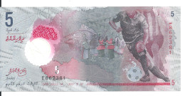 MALDIVES 5 RUFIYAA 2017 UNC P A26 - Maldive