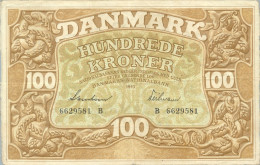 Denmark P-33 100 Kroner 1943 - Denmark