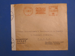 DW20  SVERIGE  LETTRE  CENSURE.  CENSORED  RARE COVER 1941 STOCKHOLM  A PARIS FRANCE   + AFF. INTERESSANT++ - Other & Unclassified