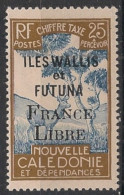 WALLIS ET FUTUNA - 1943 - Taxe TT N°YT. 30 - FRANCE LIBRE 25c - Neuf GC** / MNH - Postage Due